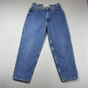 Gap Reverse Fit High Waist Baggy Taper Jeans Womens 12 Blue Medium Wash Y2K 2009